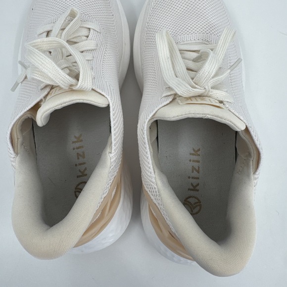 Kizik Shoes Women sz 6.5 White Hands Free Slip On No Tie Laces Easy Walking - Picture 7 of 11